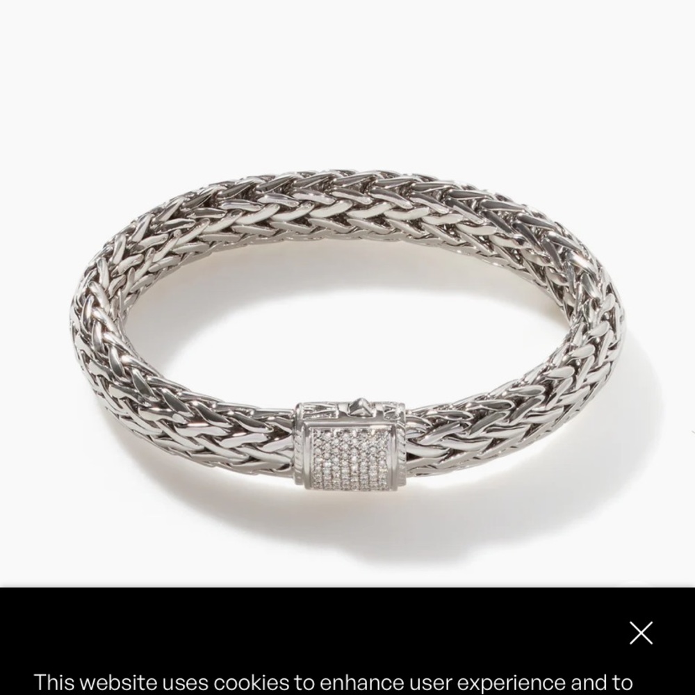 Silver Braided Bracelet